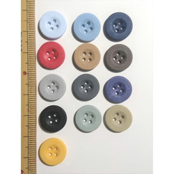 ゴム製 ボタン 13mmⅹ５個(同色） 2枚目の画像
