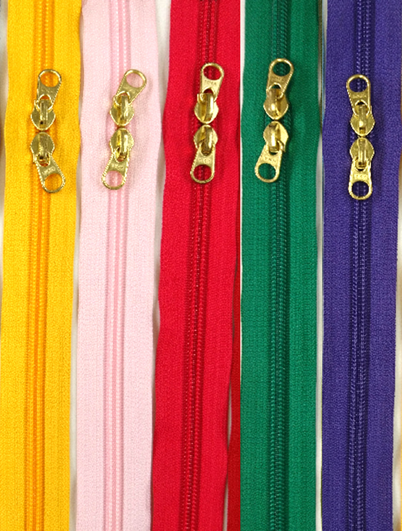 YKKダブルスライダーNo.5コイルファスナー60cm その他素材 M's