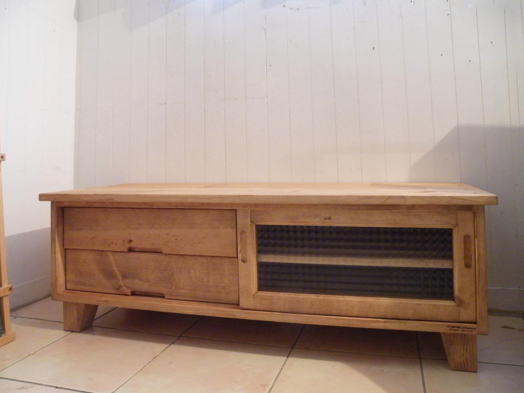 ♪ 120 cm 引戸のテレビボード テレビ台 ナチュラル カントリー　130520