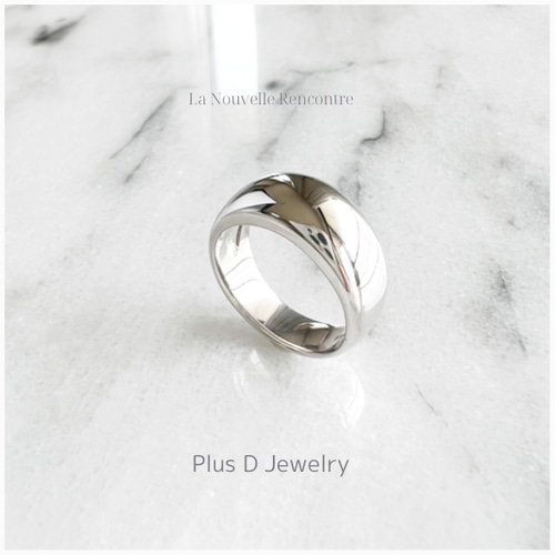 LNR-001 SV925 リング ロジウムコーティング LNR-001 SV925 リング ロジウムコーティング | Plus D Jewelry
