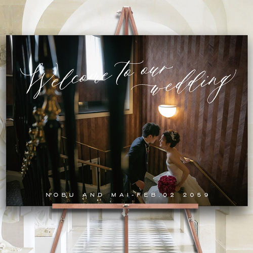 即納可 ウェルカムボード ウェディング 写真 データも無料 結婚 即納可 ウェルカムボード ウェディング 写真 データも無料 結婚