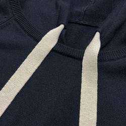 連帽針織衛衣-藏青色|外套|春款|兩色|Sora-896 第15張的照片