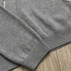 連帽針織衛衣-淺灰色|外套|春款|兩色|Sora-896 第14張的照片