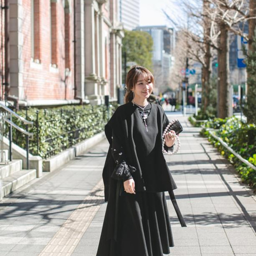 ポンチョベスト（ブラック） ベスト make_ai 通販 13521614｜Creema