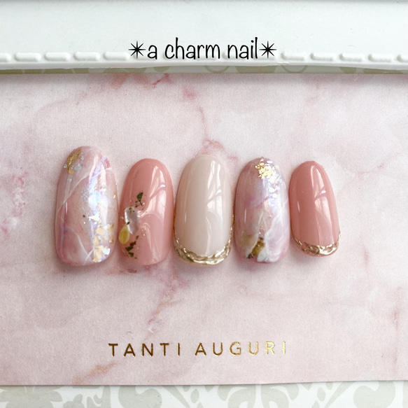 ✴︎ニュアンスネイル✴︎ ピンク シェル ミラー 春ネイル 卒業式 入学