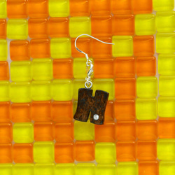 手工木製吊飾＠英文字母 － H 墜子  禮物訂製 第4張的照片