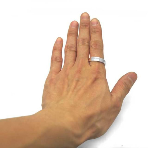 男士小指戒指銀色 925/男士銀色配件/男士禮物/fc282 第3張的照片
