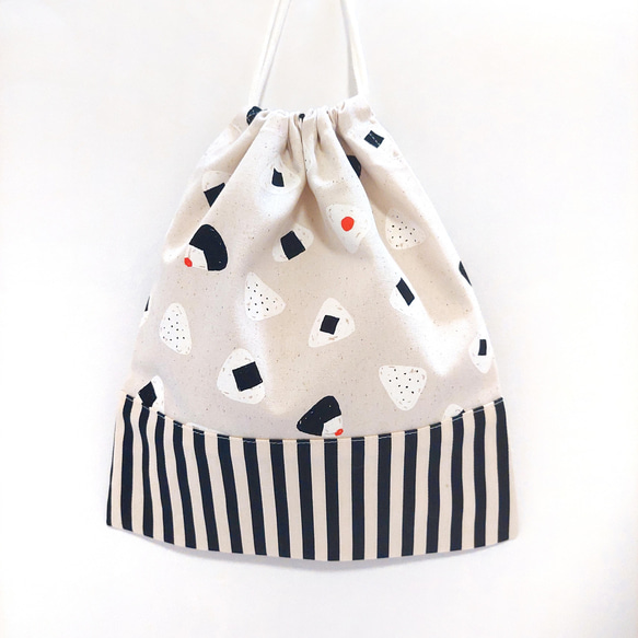 オムスビコロリン マチ付き巾着 Sora☆新品/未開封 オムスビコロリン