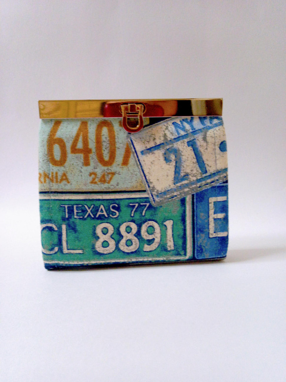 かっこイイ！オシャレ　選べる アメリカン× JAZZ ミニ財布　直線口金 11枚目の画像