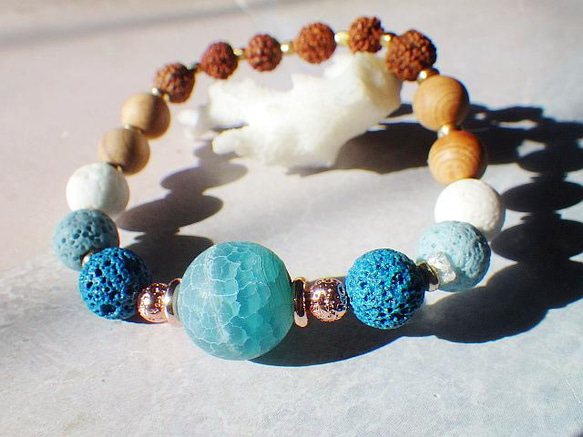 Coastal Aroma Diffuser Bracelet アロマディフューザーブレスレット 2枚目の画像