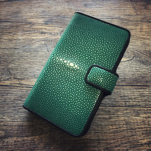 iPhone12 iPhone12Pro ケース 手帳型 スティングレイ NeedNetwork iPhone 12 ケース Pro カバー エイ革 スティング