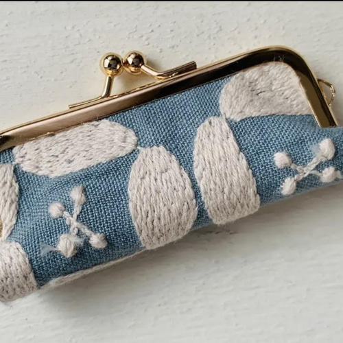 ミナペルホネン◎がま口印鑑ケース ディア 限定カラー ハンコ入れ  