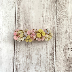 小さな花園バレッタ　ミニ 2枚目の画像