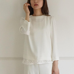 [新] Amunzen 襯衫 (Off-White / Pink / Charcoal) 38 第3張的照片