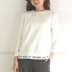 [新] Amunzen 襯衫 (Off-White / Pink / Charcoal) 38 第7張的照片