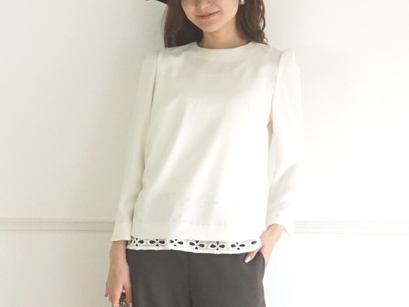 [新] Amunzen 襯衫 (Off-White / Pink / Charcoal) 38 第7張的照片