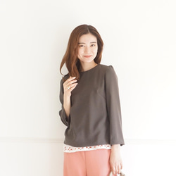 [新] Amunzen 襯衫 (Off-White / Pink / Charcoal) 38 第17張的照片