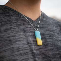 ウクライナカラーのペンダント(チャーム)&USBメモリ【Надія(ナディーヤ)】3/10売上金全額寄付完了しました 7枚目の画像