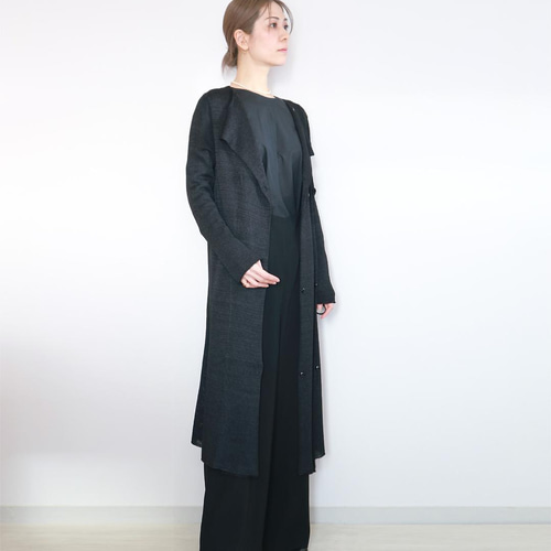 ●フォーマル/2点/ロングジャケット/ワンピース/黒系/LL●&0965 ロングジャケット&ワンピセット（喪服/礼服）｜(東京ソワール