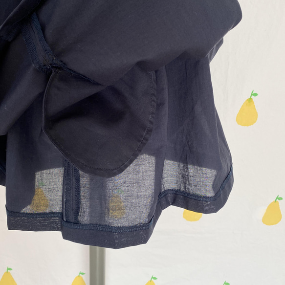 ふんわり袖 と スクエアーネック ギャザースカート の 子供服ワンピース【90~130】 8枚目の画像