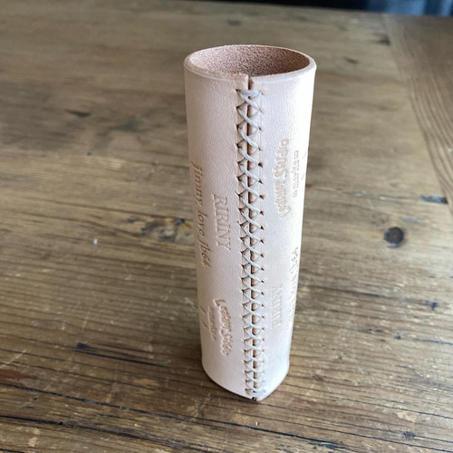 suzuki Jimny サイドブレーキカバー(ja11/ja22用)＊ヌメ革・ナチュラル