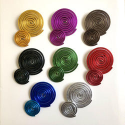 ぐるぐるブローチ（小） 9枚目の画像