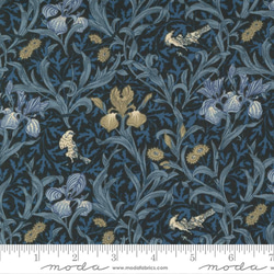 [moda]Moda/Iris/Iris/Best of Morris/Cotton Sheeting Fabric/Indig 第3張的照片
