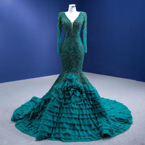 ゴージャス☆マーメイドライン☆王道派☆ウエディングドレス☆カラー  