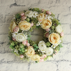 再販 カサブランカリース アートフラワー FAVEUR 通販 7315285