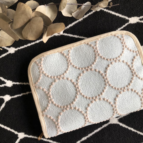 再販❗️【マルチケース】ミナペルホネン タンバリン ベージュ〜母子