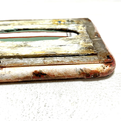 古材風サビ塗装サーフ&シャビーフラワースマホケースiPhone.Android 7枚目の画像