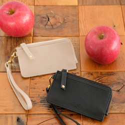 〈廃棄リンゴから生まれたレザーを使用！〉Apple Multi Wallet 1枚目の画像