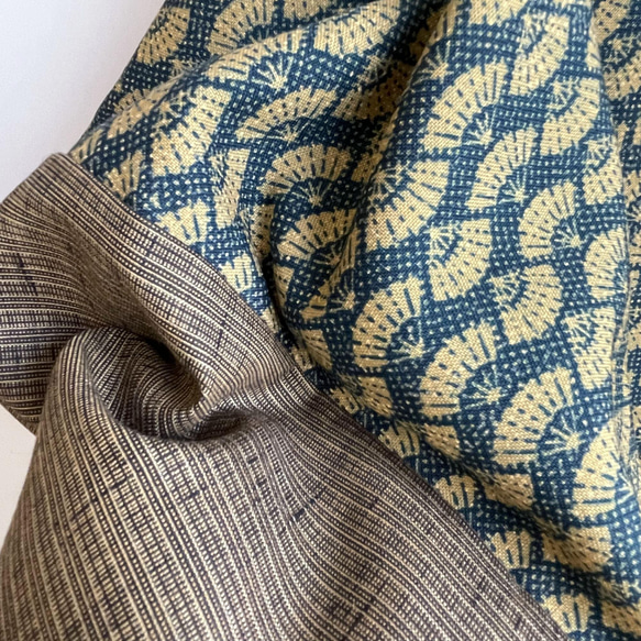 Unique item | Triangle Pants Brown, Silk-wool & Wool TRP185 第6張的照片