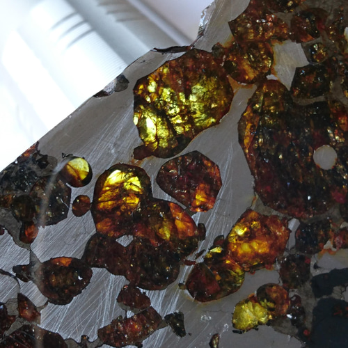 パラサイト隕石✨スライス 天然石 F* 通販 13527779｜Creema(クリーマ