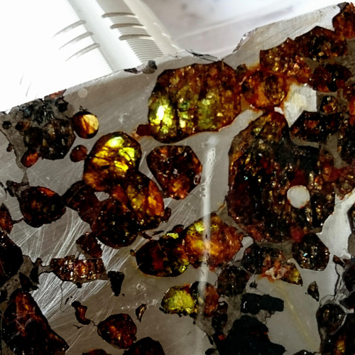 パラサイト隕石✨スライス 天然石 F* 通販 13527779｜Creema(クリーマ