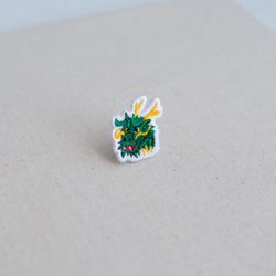 刺繍ピンズ【龍】 3枚目の画像