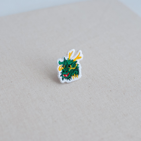 刺繍ピンズ【龍】 3枚目の画像