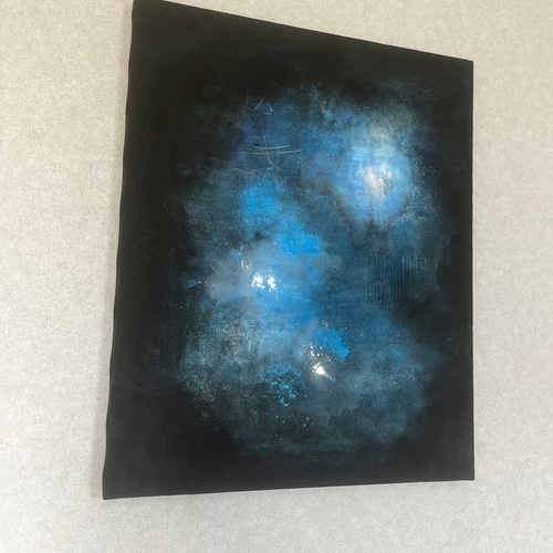現代アート　羽　30×30㎝　大きめ　モダン　絵画　原画　抽象画　アートパネル 現代アート 40×30㎝ 大きめ モダン アートパネル インテリア