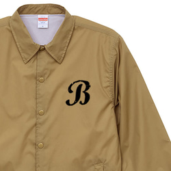 ☆新品☆Bロゴ COACH jacket コーチジャケットコヨーテ 2枚目の画像