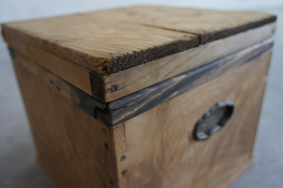 アンティーク木箱　２個セット 9枚目の画像