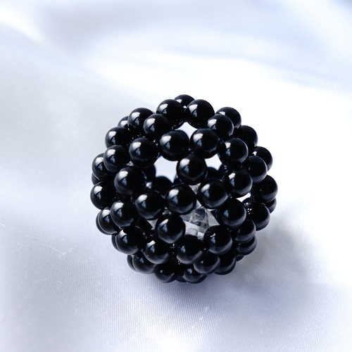 神聖幾何学フラーレン 最強コンビ 水晶マカバ封入 モリオン6ミリ球