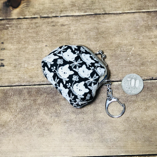 pjc クロッチくんhandmade ミニがま口ポーチ 小銭入れ アクセサリー 