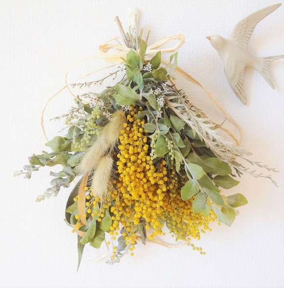 8.ミモザスワッグ ミモザのスワッグ8 スワッグ hime-flower 通販 13528847｜Creema(クリーマ)