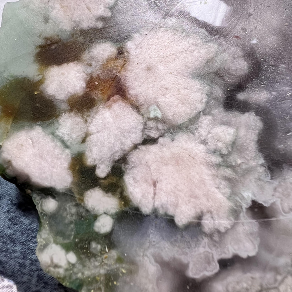 桜瑪瑙　チェリーブロッサムアゲート　置物　鉱物　春　原石　スライス　1 3枚目の画像