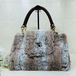 ハンドメイド ミロス miros ツィード ハンドバッグ ハンドバッグ