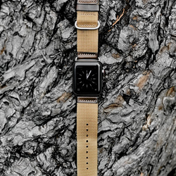 Apple Watch 錶帶 Apple Watch 皮帶皮革全系列兼容 38mm/40m/41mm 米色 第1張的照片