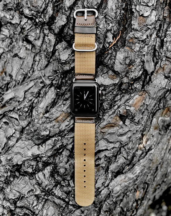 Apple Watch 錶帶 Apple Watch 皮帶皮革全系列兼容 38mm/40m/41mm 米色 第1張的照片