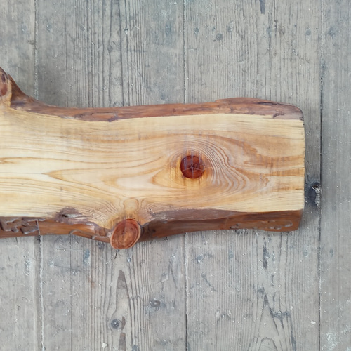 木製看板製作】 一枚板 椹 / 自然塗装 19cm×91cm 表札・ネームプレート