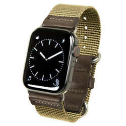 Apple Watch 錶帶 Apple Watch 皮帶 所有系列兼容 42mm/44m/45mm/49mm 米色 第2張的照片