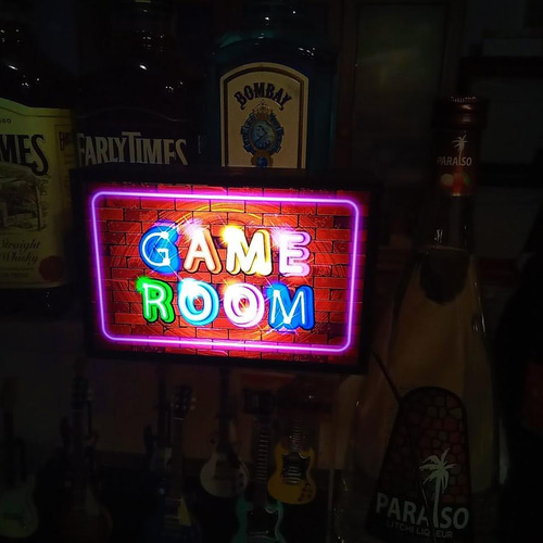 【文字変更無料】GAME ゲームルーム Eスポーツ 看板 置物 ライトBOX 壁掛け Lサイズ】GAME ゲームルーム ゲームセンター ゲーム